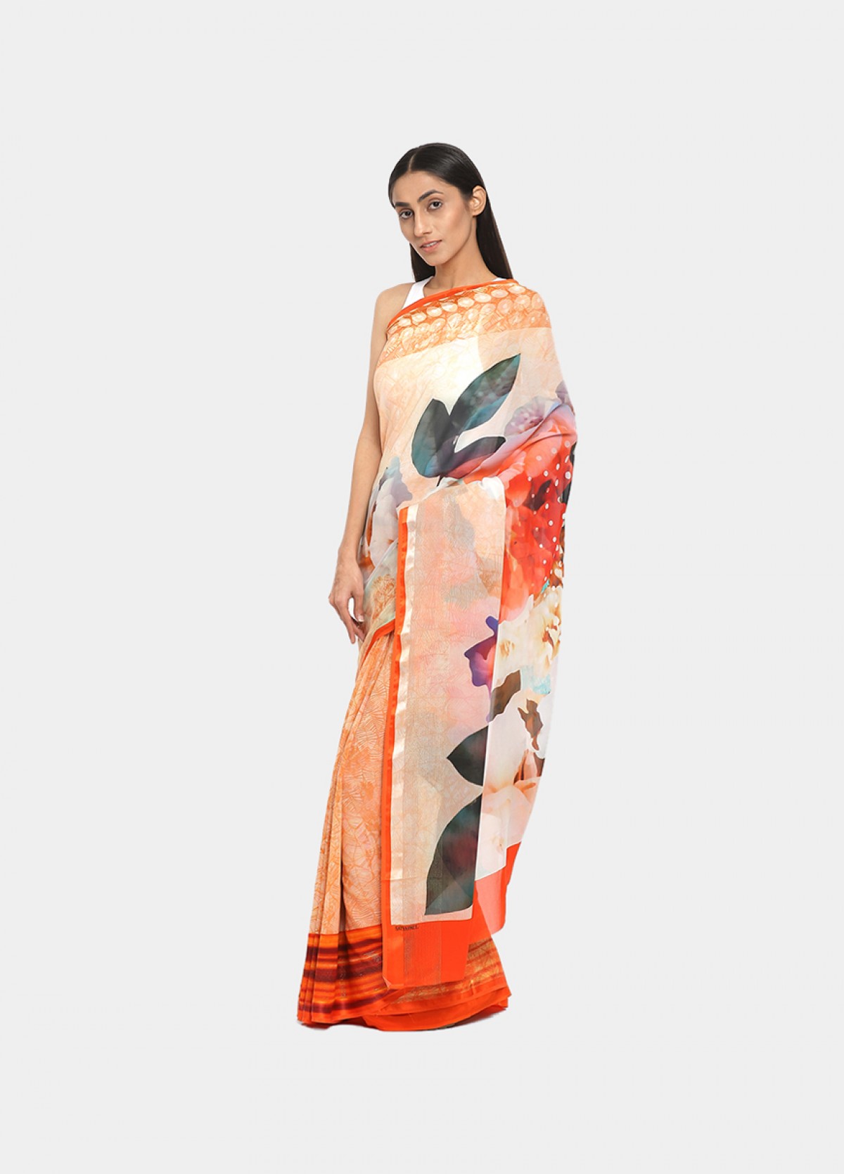 The Regal Blush Sari