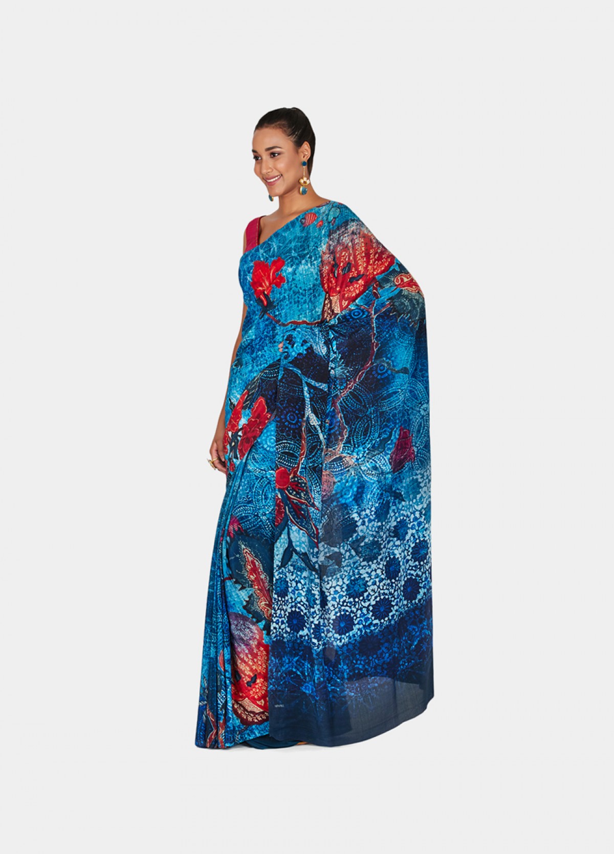 The Chintz Magic Sari