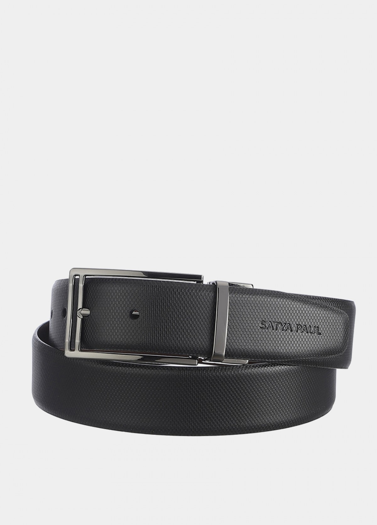 The Reversible Black Leather Belt
